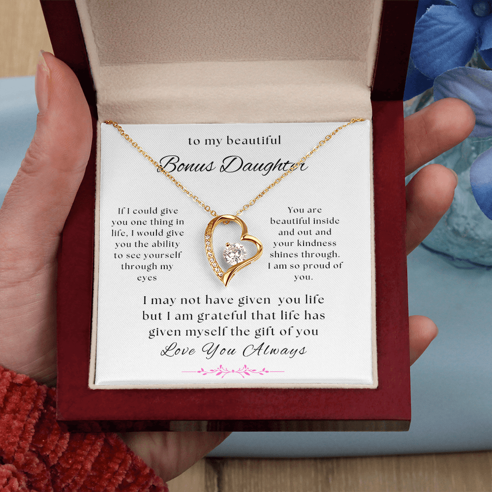 All My Love Beautiful Bonus Daughter Necklace