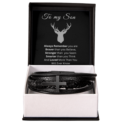 Song Cross Stag Bracelet