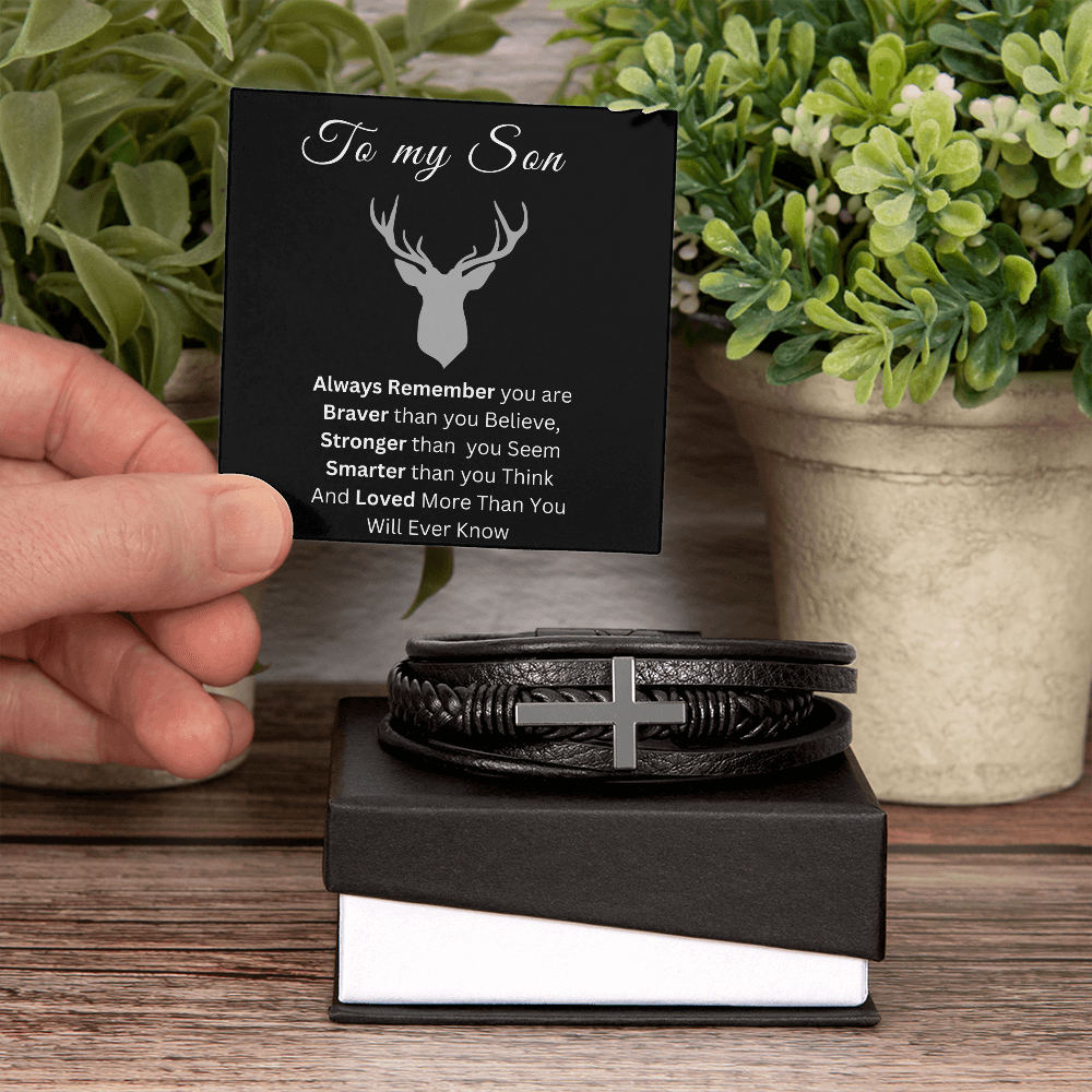 Song Cross Stag Bracelet