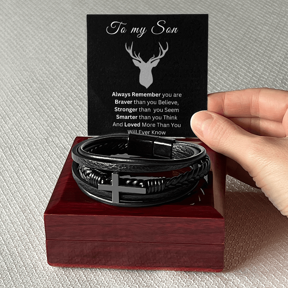 Song Cross Stag Bracelet