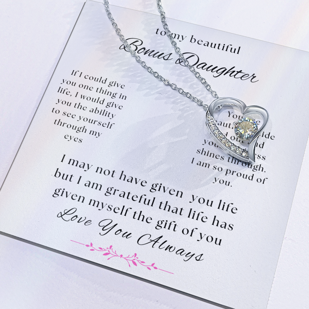 All My Love Beautiful Bonus Daughter Necklace