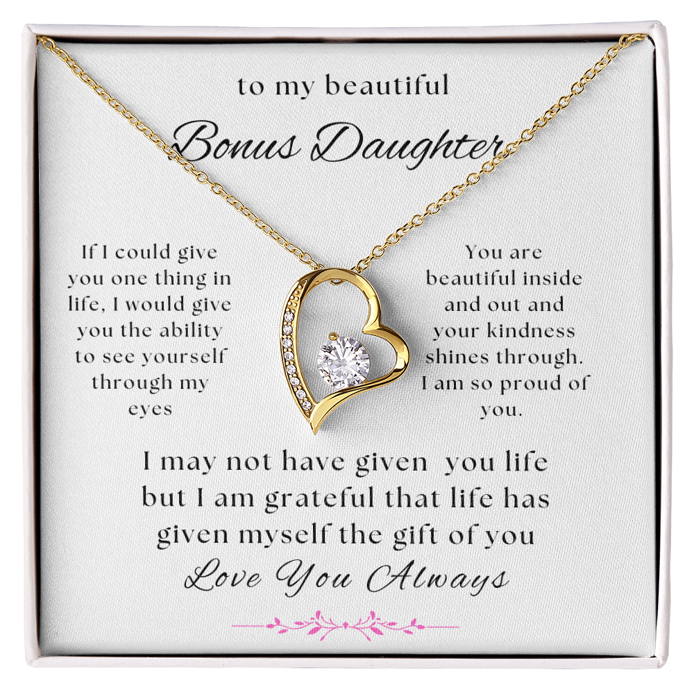 All My Love Beautiful Bonus Daughter Necklace