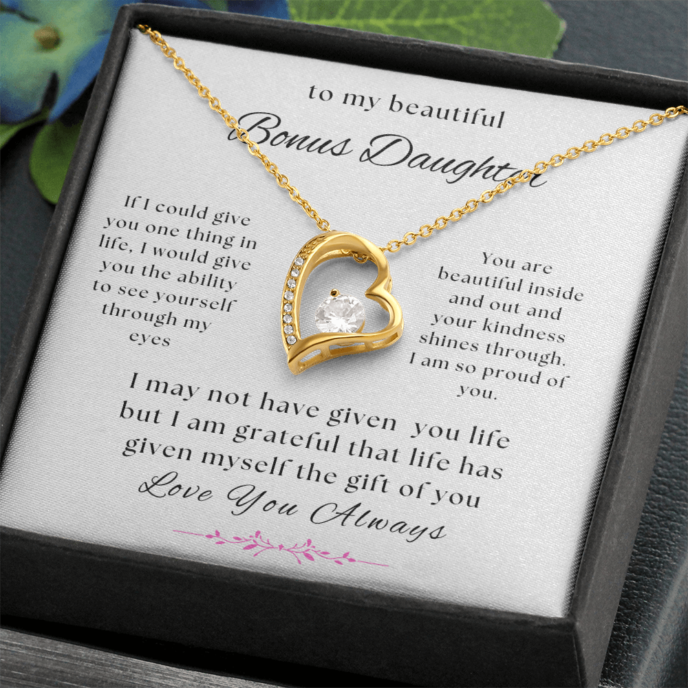 All My Love Beautiful Bonus Daughter Necklace